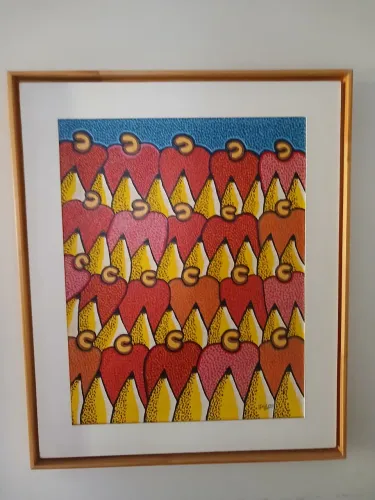 Bela obra de arte de Júlio César 50x40 1500