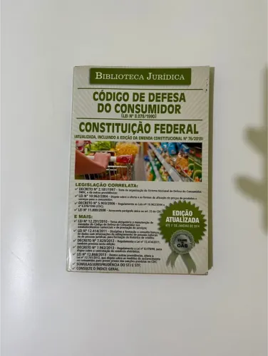 Código Defesa do Consumidor & CF 2013 | OAB | Direito | Concurso | Usado | Envio rápido