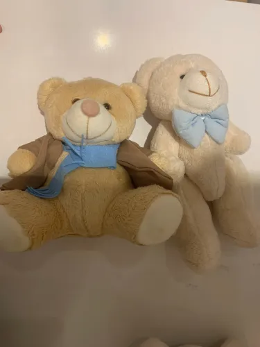 Kit trio de ursos de pelúcia