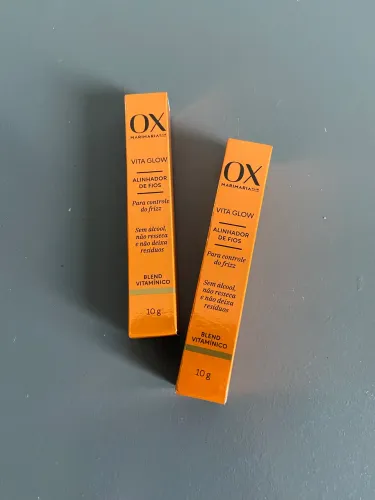Kit 2x Alinhador de Fios OX Mari Maria Hair Vita Glow 10g (Antifrizz)