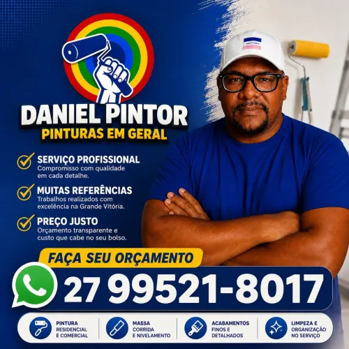 PINTOR DISPONÍVEL