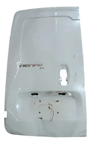 Porta Tampa Traseira Esquerda Bau Fiat Fiorino 2013  Traseira Esquerdo Preto