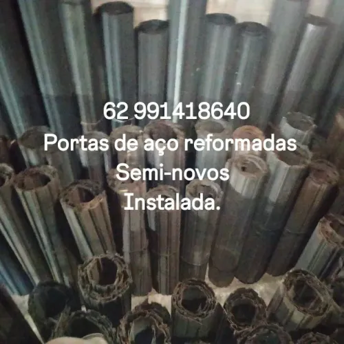 Portas de aço semi-novo 