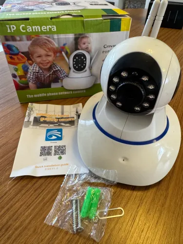 Câmera IP Wi-Fi Yoosee 360° com Visão Noturna + Caixa