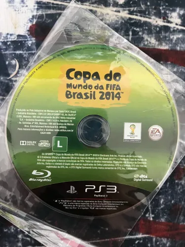 Jogo Copa do Mundo FIFA 2014 Ps3 (Sem Caixa)