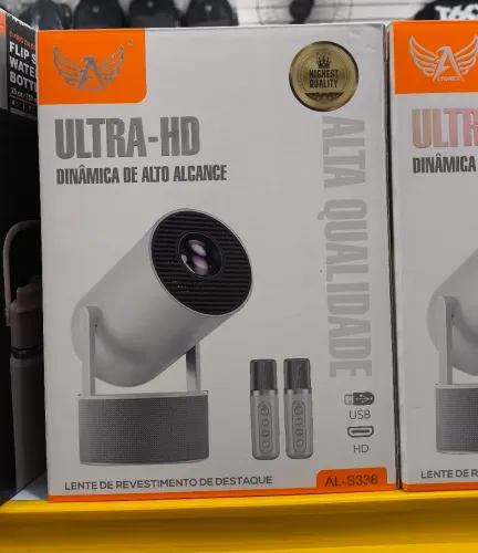 Projetor portátil ULTRA HD. Entrega grátis 