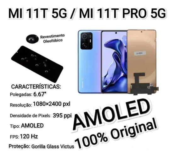 Tela Display Mi11 T PRO AMOLED Original 120hz