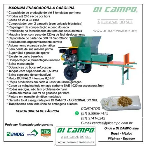 Ensacadora de silagem Gaúcha