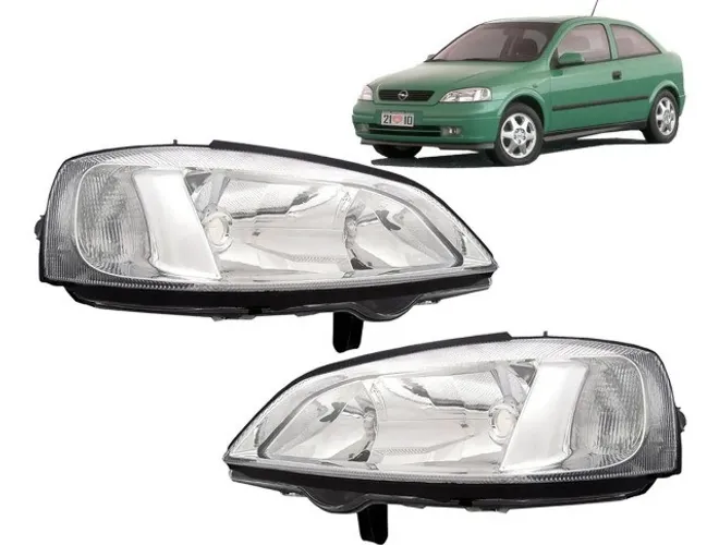 Farol astra cromado 98 99 2000 2001 2002
