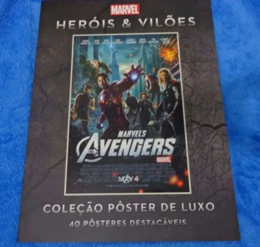 LIVRO FILMES MARVEL STUDIOS FASE 1 MCU 40 PÔSTERES DESTACÁVEIS ESPECIAL SUPER DELUXE