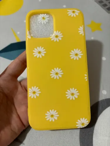 Capinha para iPhone 12 / IPhone 12 Pro Amarela de Margaridas