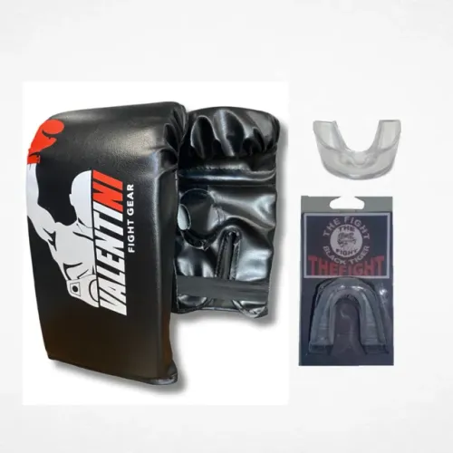 Luva bate saco+protetor bucal NOVO 