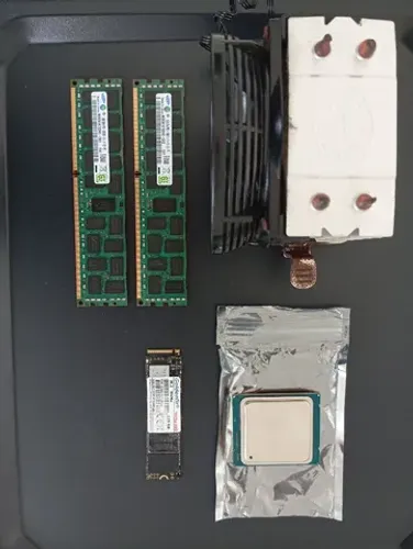 Kit Xeon Gamer LGA2011 X79 Processador Ram SSD Cooler