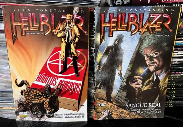 John Constantine Hellblazer hábitos perigosos e sangue real