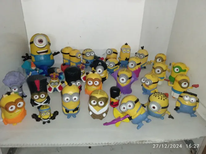 Minions - Coleção de Miniaturas kit com 31 peças