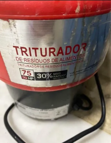 Triturador de alimentos para pia
