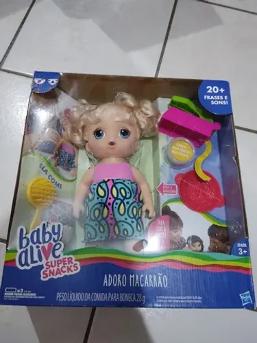 Baby Alive adoro macarrão