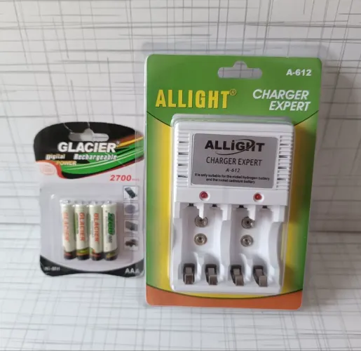 Carregador de Pilhas ALLIGHT A-612 - Novo