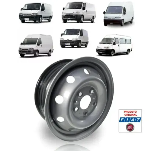 Roda S/ Pneu Original ARO 16 Fiat Ducato Citroen Jumper Peugeot Boxer
