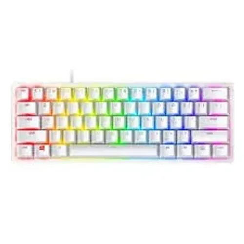 Teclado Gamer RAZER Huntsman Mini Branco