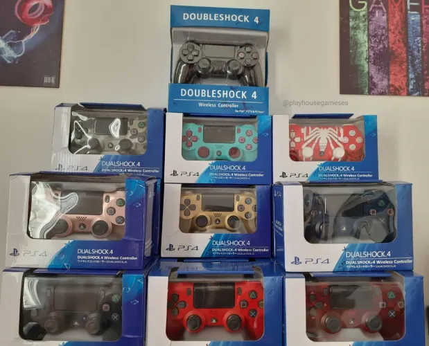 Controles DualShock 4 para Playstation 4 - Diversas Cores