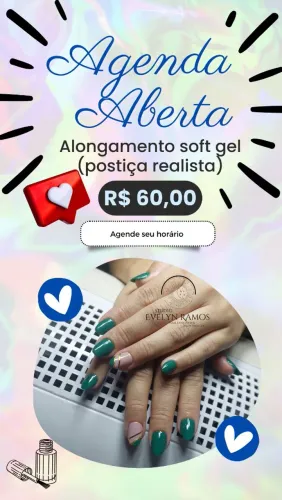 Alongamento Soft Gel - Agende seu horário