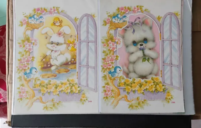 Papéis de Carta Anos 80 e 90 (Desenhos diversos)