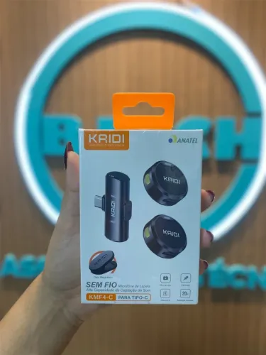 Microfone Lapela Alta Capacidade de Captação de Som
