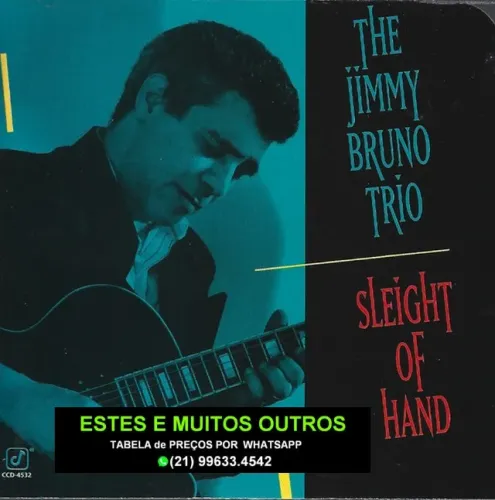 2 Cds do guitarrista Jimmy Bruno - importados Mais de 800 cds diponíveis.