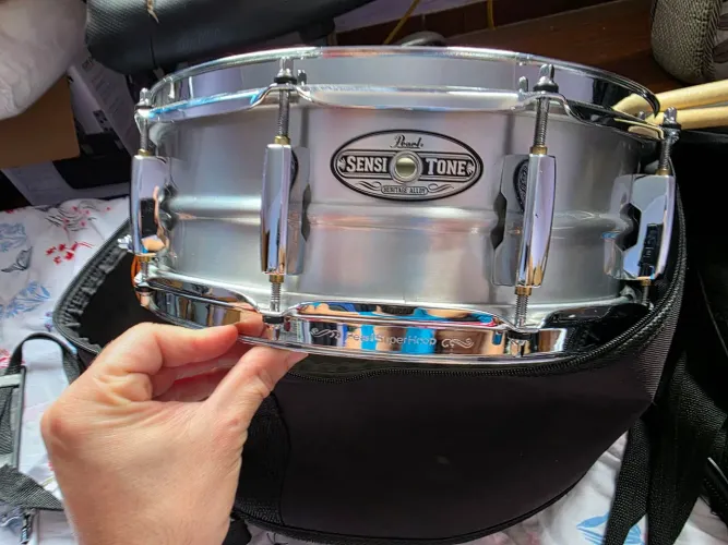 Caixa pearl sensitone 14x5,5 alumínio 