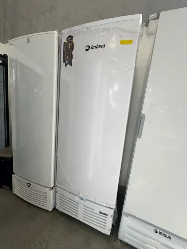 Freezer porta sólida 564 litros branco tripla ação imbera 