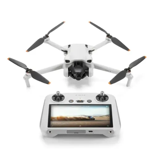 Drone DJI Mini 3 combo flymore com controle com tela anatel