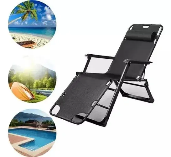 Cadeira de Camping Dobrável e Reclinável