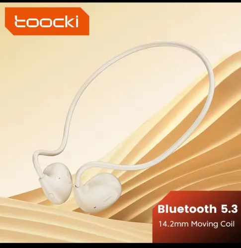 Fones de Ouvido Bluetooth Toocki 5.3 condução ar
