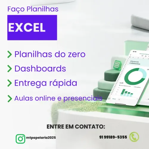 Excel - Criação de Planilhas e Aulas
