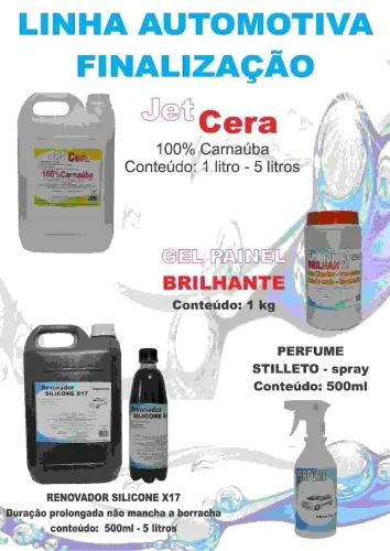Produto para limpeza automotiva , estetica