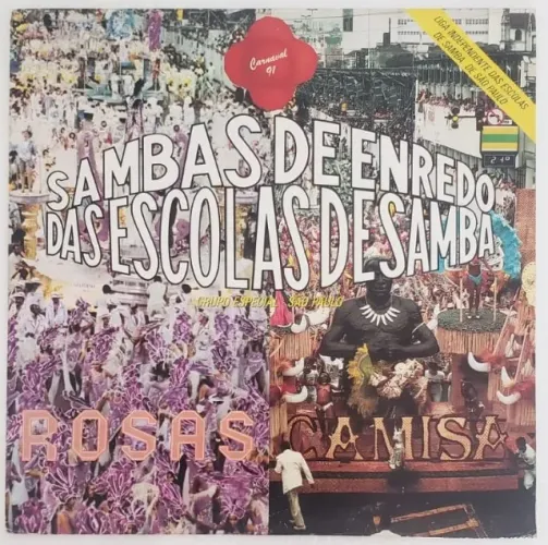 Lp Escolas de samba de São Paulo - 1991