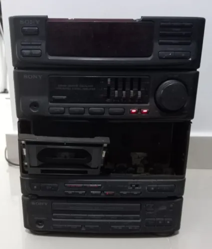 CARCAÇA MICROSYSTEM SONY FHB500(LIGANDO COM SINAL DE VIDA) 