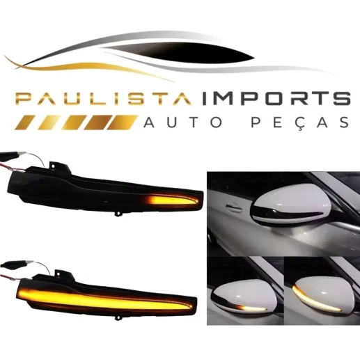 Pisca Retrovisor Mercedes C180 C200 2016 2017 2018 2019 2020 2021 ( Par Full Led Fume