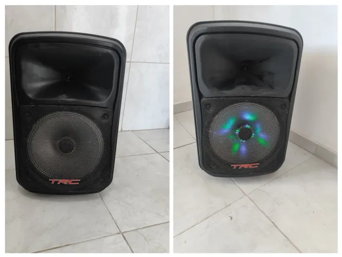 Caixa de Som TRC com Luzes LED