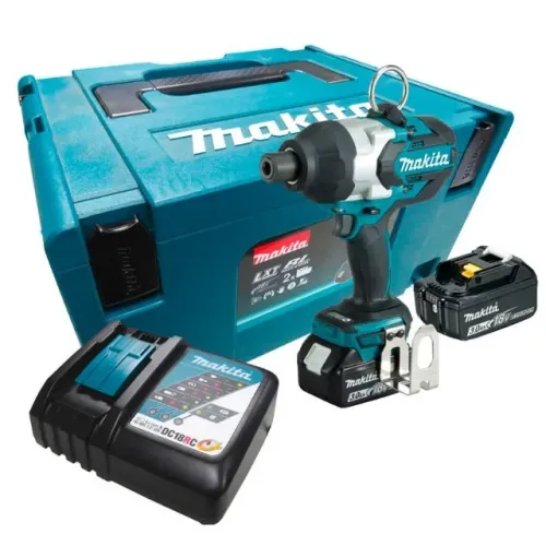 CHAVE DE IMPACTO MAKITA C/2BAT18V 3AH 800NM 11.1MM 7/16POL+MALETA
