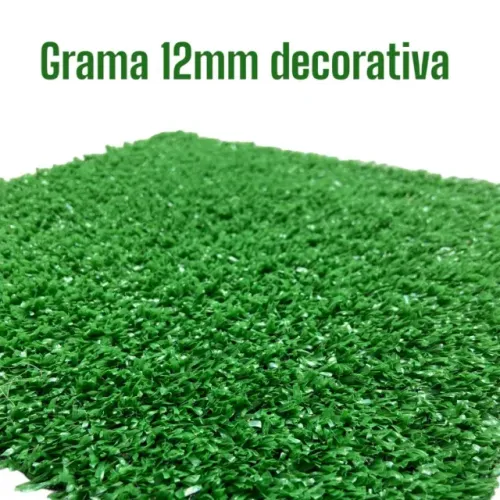 Grama Sintética 12mm Verde