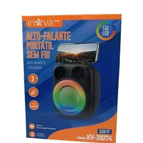 Caixa de SOM Bluetooth Inova Kv-20274