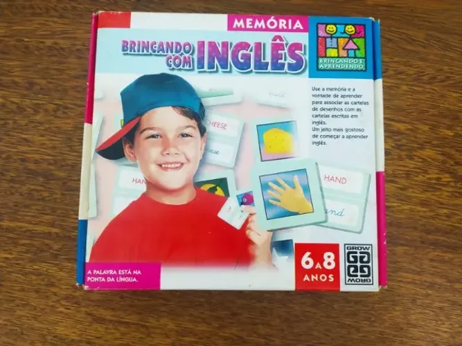 Jogo De Tabuleiro Memória Brincando Com Inglês