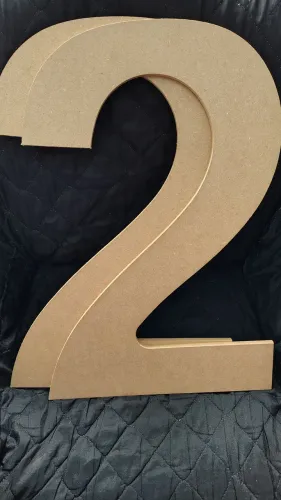 Numeral de MDF - para decoração 