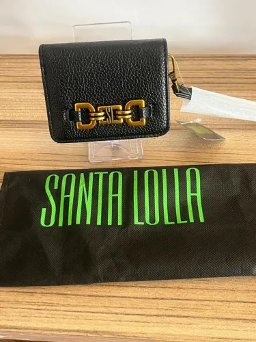Baixou o preço! Carteira Floater Santa Lolla Preta NOVA