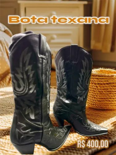 Bota texana semi-nova vendo