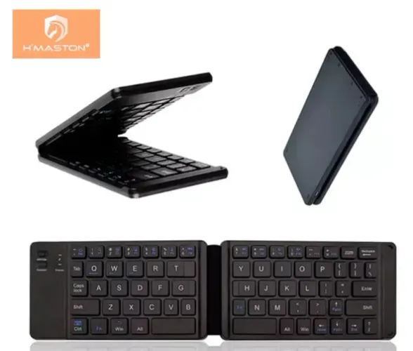 Mini Teclado Bluetooth Universal Dobrável H'Maston JP-106