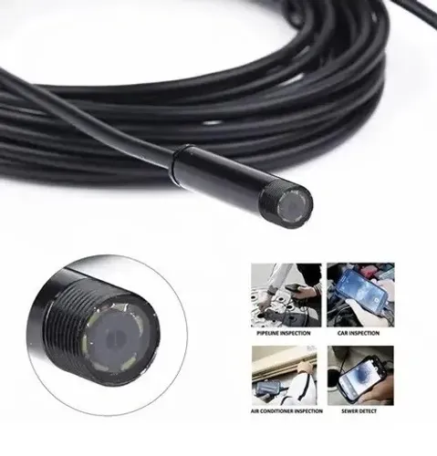 Câmera Sonda Endoscópica Android Prova Água Foto Inspeção 5m