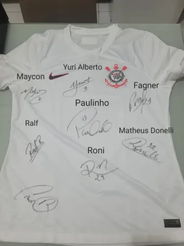 BOX SÓCIOS.COM: Camiseta do CORINTHIANS 2023 original AUTOGRAFADA + MAIS ITENS 